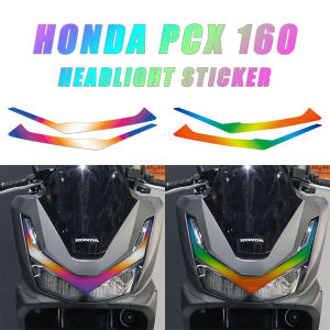 Headlight Sticker for Honda PCX160 PCX 160 (2025) Transparent Headlight Decor Sticker Easy To Install motorcycle Headlight Modified Waterproof Decal Motorcycle Accessories