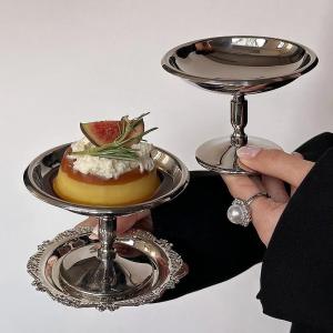 Stainless Steel Royal Style Dessert and Ice Cream Bowl Photography Prop