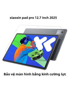 2 Miếng Dán Bảo Vệ Màn Hình Kính Cường Lực Cho Lenovo Xiaoxin Pad Pro 12.7 2023 2024 2025 Tương Thích Với Xiaoxin Pad 11 Inch 2024