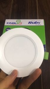 Đèn Led Âm Trần Ruby 12w Kingled D110mm [CHÍNH HÃNG] DL-12SS-T140 Ánh Sáng Trắng Vàng Trung tính 3 mầu