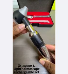 Otoscope & Opthalmoscope | Rechargeable | White LED Light