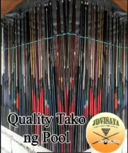 OX HORN TIP JR Size Tako ng Pool - ( 36 to 45" long / 8-9mm tip / 150-200grams) Gawa sa 2nd hand Golf Bat Stick 1PC