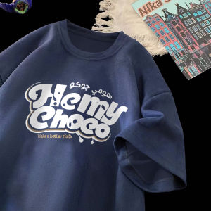 Áo Thun Cotton Nguyên Chất Mùa Hè Cho Nam Dáng Rộng Tay Ngắn in Họa Tiết Thời Trang Thường Ngày Thoải Mái Thoáng Khí