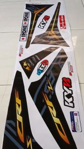 CRF 150 L (COD) STIKER STRIPING MOTOR HONDA CRF 150 L - STIKER LIST GRAFIK SIMPLE WARNA VARIASI DESAIN RACING HOLOGRAM DAN TRANSPARAN BISA COD IP.KODE-004