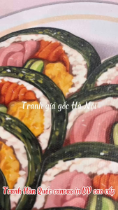 Tranh Hàn Quốc canvas cổ trang đã có khung trang trí nhà hàng trung tâm du học xuất khẩu lao động nhiều mẫu