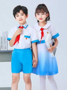 ชุดการแสดงร้องเพลงกลุ่มเด็กชายและเด็กหญิง ชุดการแสดงนักเรียนประถมศึกษา ชุดการแสดงที่สวมใส่สบาย สไตล์ใหม่ 2023