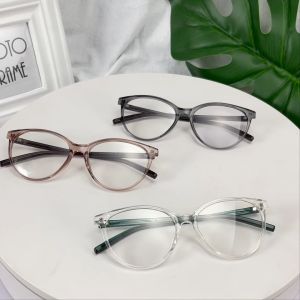 Viendo Kacamata Photocromic Minus Anti Radiasi Blueray Wanita Pria Cowok Korea Fashion Elastik TR90 Cat Eye Frame 2 in 1 Bluecromic Fotocromic Potocromic Komputer Hp Anti Sinar Matahari UV400 Kaca Mata Optik -1/-1.5/-2/-2.5/-3/-3.5/-4/-4.5/-5/-5.5/-6