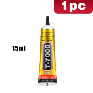 LOOLIFL | T7000 Black Contact Cellphone Tablet Repair Adhesive Glue - 15ML 25ML 50ML 110ML With Fine Needle Tip For Screen Frame LCD Sea