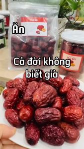 Táo đỏ Hàn Quốc 100g táo đỏ khô pha trà dưỡng nhan hầm canh bổ máu tốt cho tim mạch - Thảo Dược Hạnh Nguyên