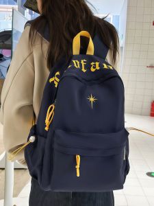 LUSUO | Korean Minimalist American Style Backpack Large Capacity