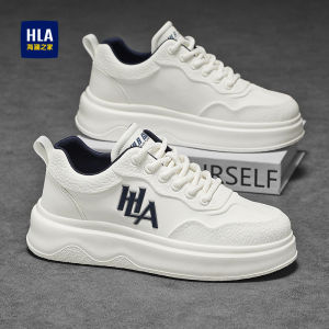 HLA | Mens Casual Sneakers Spring/Summer Versatile 2026 New Design Thick Sole White