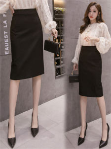 High Waist A-Line Mini Skirt Womens Bodycon Black Half-length Spring Autumn 2025 New Style Fashion Slimming Ladies Skirts