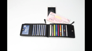 SM กระเป๋าใส่นามบัตร ซิปคู่ บัตรเครดิต กระเป๋าสตางค์ รุ่น WLC-013 (W5-008) WLW จากร้าน Smart Choices