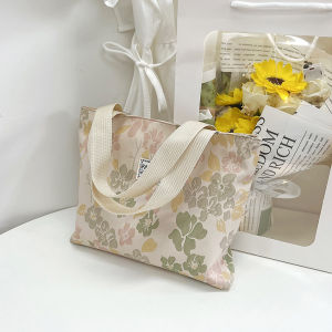 อินเทรนด์ กระเป๋าผ้าแคนวาสแม่ 2024 ใหม่ สไตล์เกาหลี กระเป๋ากล่องอาหารกลางวันแบบมือถือสดและ ชิค สําหรับทํางานกระเป๋าเบนโตะอาหารแบบพกพา