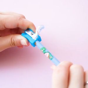 Paket Alat Tulis Stationery Set Pensil Penghapus Penggaris Lentur Serutan Rautan Lucu Imut Hewan Bear Rabbit Kado Souvenir