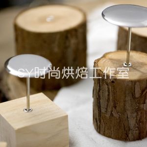 Korean Style Baking Tool Flowering Nail Base Large Medium Small Sizes Available Wood Pile Flowering Base Kitchen Cooking Utensils