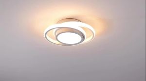 LED Ceiling Lights 32W Stepless Dimming Wall Switch Modern Design Ceiling Lighting Fixtur for Hallway Balcony Bedroom Corridor