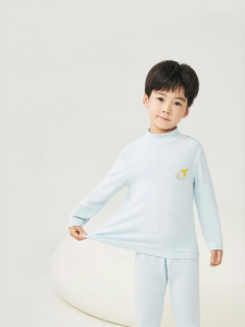 potatokids | Semi-High Neck Long Sleeve Light Autumn Spring T-shirt