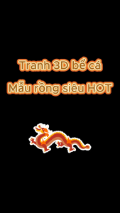 Tranh 3D Dán Hồ Cá Dán Bể Mẫu Phong Cảnh Sơn Thủy Hữu Tình Tặng Kèm Tem Cảnh Báo