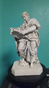 St. Matthew Apostle 25cm Statue - Classical Baroque Religious Sculpture - Premium Home Altar & Decor (San Mateo)