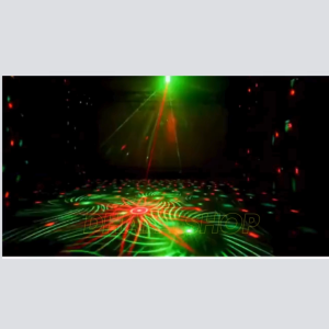 CAIYUE Lampu Disco laser sensor suara musik sorot panggung LED RGB 240V with Remote Control