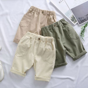 Summer New Style Loose Casual Pants for Boys And Girls Baby Fashionable Workwear Trousers Childrens Clothing Family Outfits