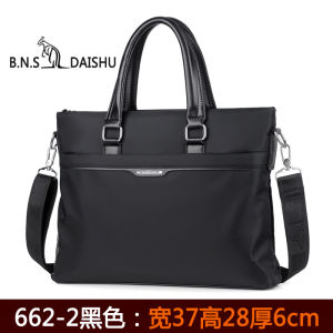 Oxford Canvas Mens Casual Backpack Commuter Briefcase Fashionable Business Bag Zipper Closure Pure Color Leisure Scene