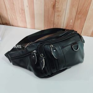 Promo Tas selempang pria kulit 4sli 6 ruang resleting