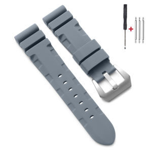 For Panerai Rubber Waterproof Band 22mm 24mm 26mm Silicone Strap for SUBMERSIBLE PAM441/351/111 Bracelet Soft Sport Wristband