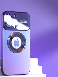 szhaiyu | Luxury AG Matte Tempered Bumper Magnetic Phone Case for iPhone 18 17 Pro Max 16 15 Pro 14 Plus 13 12 11 Shockproof Back Cover
