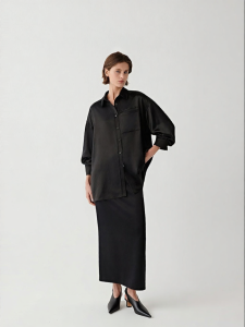 ICICLE | New Summer Silk Crepe Long Skirt