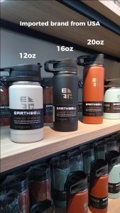 [EARTHWELL] 16OZ ( 347ML ) ROASTER LOOP CAP VACUUM BOTTLE STAINLESS STEEL HIKING CAMPING BOTTLE SUITABLE FOR HOT & COLD DRINKS TEA COFFEE JUICE