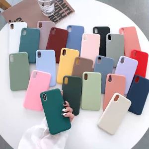 PHONE MATE Premium Silicone Full Cover Protective Case for IPhone 15 14 PLUS 16 14 PRO MAX 6 6+ PLUS 7 8 X XR XS MAX 11 PRO MAX 12 MINI 13 PRO MAX SE 2020 15 PRO MAX Protective Case