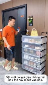 Kệ Giày Thông Minh Chống Bụi – Khung Thép Mạ Kẽm Thiết Kế Hiện Đại Bảo Vệ Giày Tối Ưu