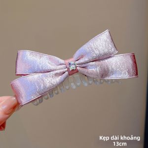 hellocandy | Kẹp Tóc Nơ Băng Đèn