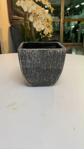 กระถางต้นไม้ 5 นิ้ว กระถางดินเผาสี่เหลี่ยม กระถางปลูกต้นไม้ขนาดเล็ก