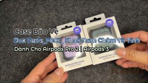 Case Vỏ Ốp Khoá An Toàn Dux Ducis Dành Cho Airpods Pro 2 / Airpods 3 Chống Sốc Vân Carbon PECI Series - CHÍNH HÃNG