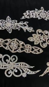 Diamond Tampal / Crystal Patch/ Manik Tampal/ Diamond Patch / Glass Chunky Beads