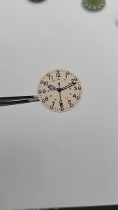 Fit VH31 Quartz Movement 28.6mm White Sterile 24H Multi‑Color Watch Dial With Watch Hand Green Luminous Watch accessories