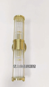 Lampu Dinding Kristal Kamar Tidur Ruang Tamu Modern Mewah Emas LED 3 Warna Lampu Hias Dinding Lampu Samping Tempat Nordic Lorong Lampu Wall Lamp E14 MOOISHC