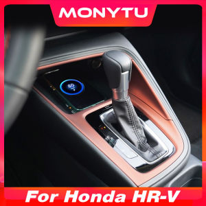 For Honda HR-V HRV Vezel 2022 2023 QI Car Wireless Charger 15W Fast charging Phone Holder，Center console phone fast wireless charging panel Interior Modification Accessories