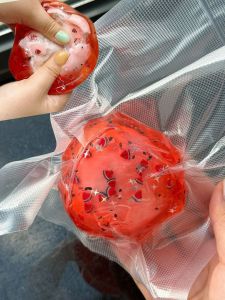 Handmade Crispy Squishy Ball Crunchy Sound Non-bounce Wax Crunchy Squishy Pinch shapeable Sensory Fidget Ball Snowfall Sound