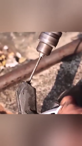 Obeng Ketok Set 11 pcs Bahan Besi full Putaran Bolak balik tahan Karat Dengan Set Mata Roofing 14pcs