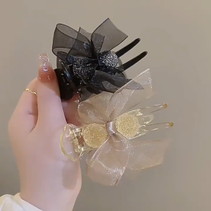 BlackPing Jepit Rambut Pita Korea – Model Jepit Cepol Udang Wanita – Aksesoris Rambut Murah Stylish Clips