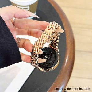 18/20/22mm Universal Metal Strap for Samsung Watch7 6 4 5 40/44mm H-shaped Bracelet for Huawei Watch GT6-6Pro 46mm Wristband
