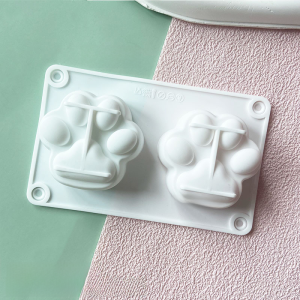 Cat Claw Shaped Silicone Molds for Baking Chocolate Candies Fire Seal Wax Granules Candles Kitchen Cooking Tools Trendy Toy