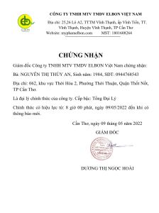 Dầu Tẩy Trang ELBON - Chiết Xuất Trà Xanh - Làm Sạch và Dưỡng Ẩm Da