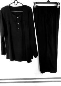 baju setelan wanita lengan panjang sangat cocok d pake untuk kegianatan sehari hari bahan adem tidak mudah kusut