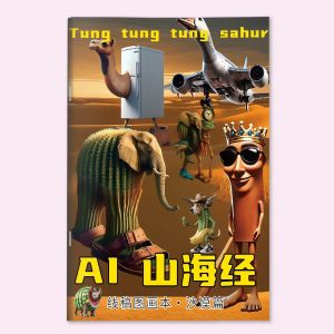 Bandai | Sổ Vẽ Cá Mập AI Shan Hai Jing - Sổ Vẽ Tranh Phác Thảo Nghệ Thuật Đường Nét Vui Nhộn Vẽ Graffiti Sổ Vẽ Ge Stick Man Đạo Cụ Cosplay Dành Cho Mọi Lứa Tuổi