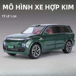 Li L9 SUV Hợp Kim Xe Thả Mô Hình Tỉ Lệ 1/24 Xe Mô Phỏng Có Chức Năng Kéo Lại Tính Năng Âm Thanh & Ánh Sáng Cho Trẻ Em Quà Tặng